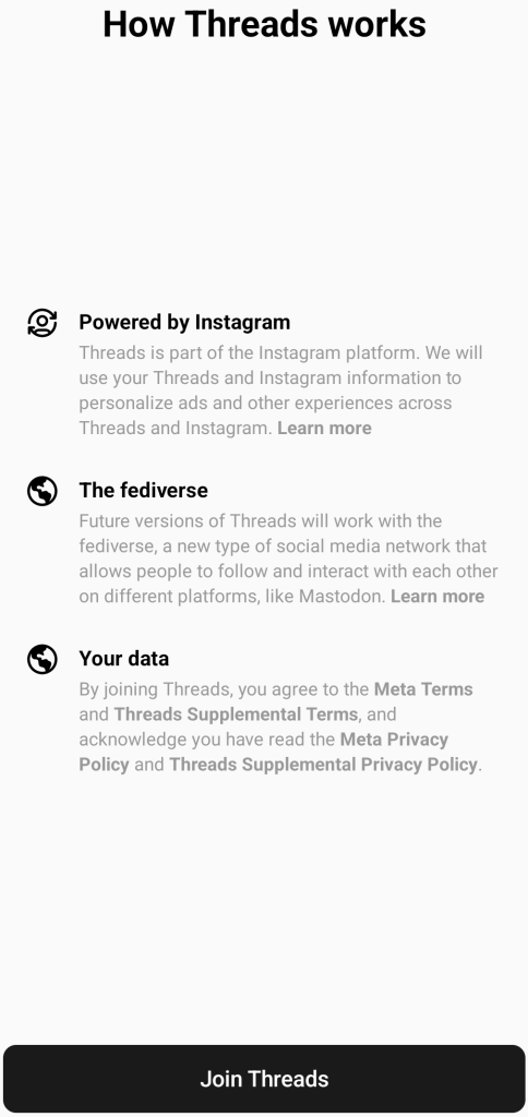 Threads Work Process