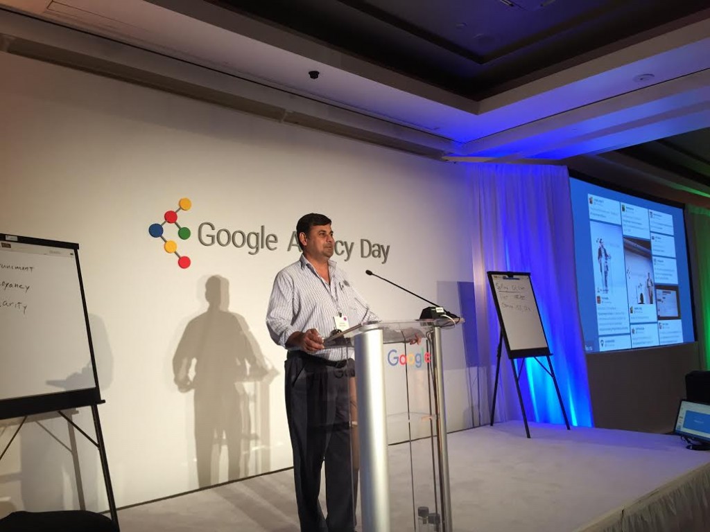 sudeep banerjee at google agency day