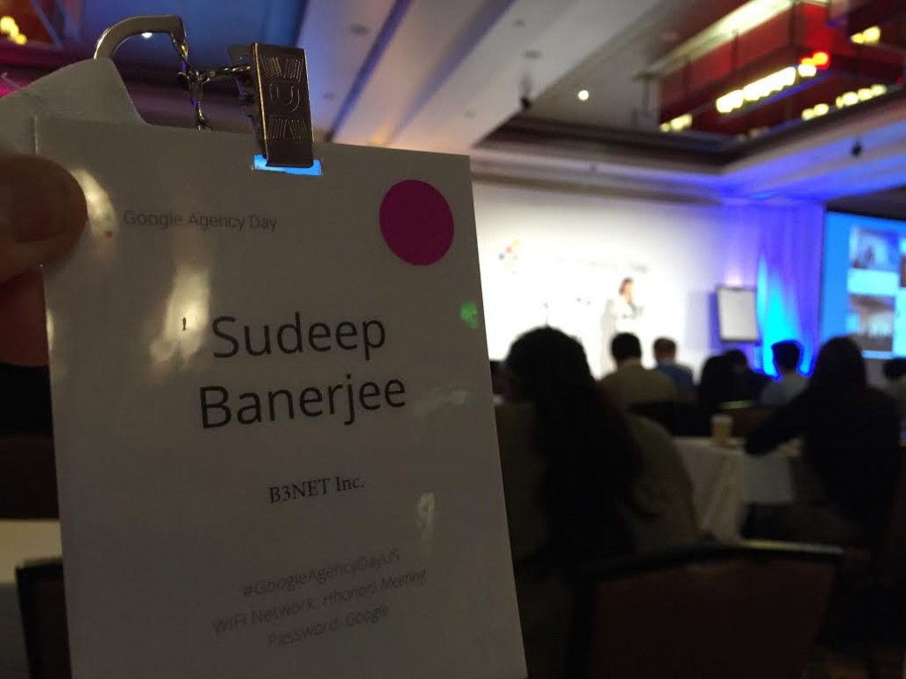 b3net at google agency day